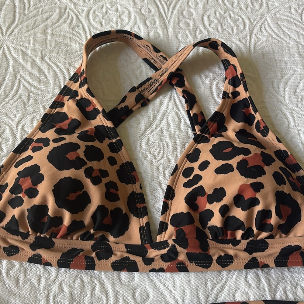 Xhilaration Animal Print Bikini Top